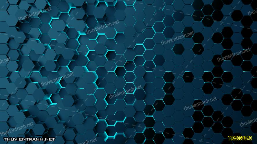 Tranh dán tường 3D trừu tượng- -TT250603-7B - Tranh tường chất lượng cao